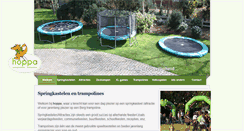 Desktop Screenshot of hoppaspringkastelen.be